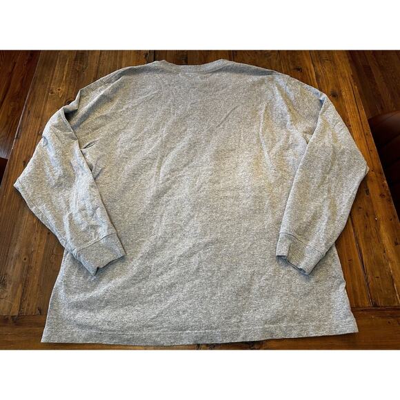 Carhartt Loose Fit Long Sleeve Tee Men’s Size XL Pocket Tee Work Shirt Gray - Picture 4 of 5